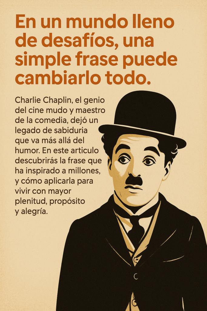 frase de charlie chaplin